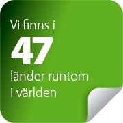 Vi finns i 47 länder